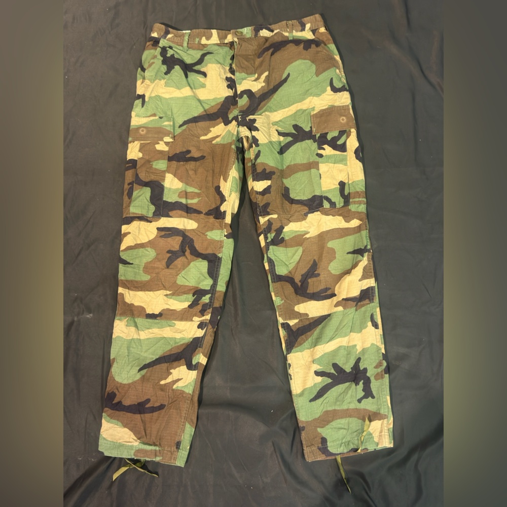 U.S. Army Green and Brown Camo Cargo Pants